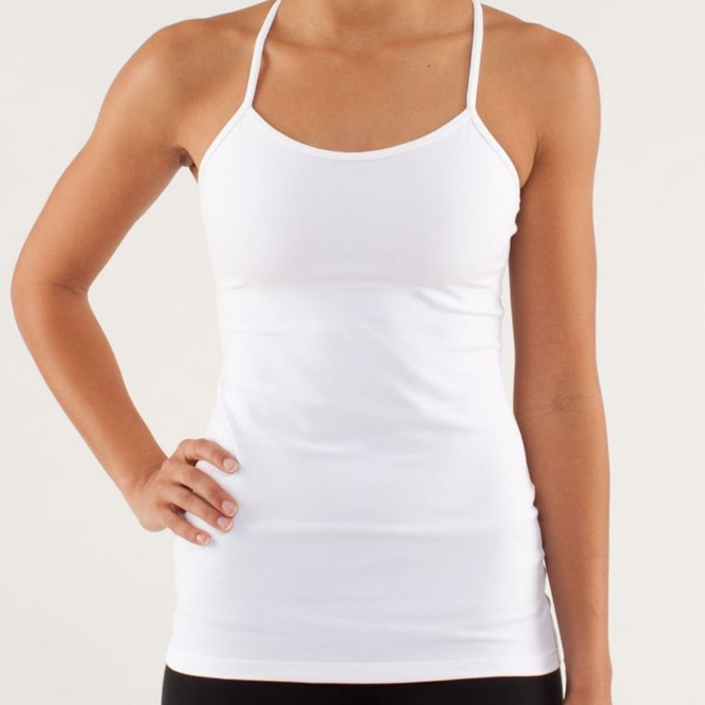 Lululemon Power Y Tank (Light Blue)